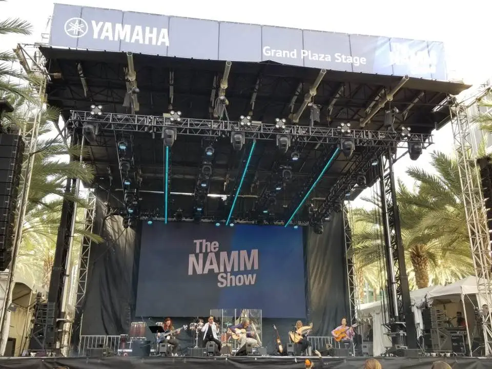 Slappety NAMM main stage