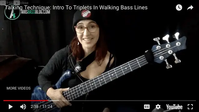 triplet triplets swing walking bass