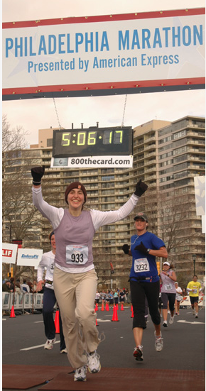 Ariane Cap Philly Marathon