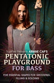 Pentatonic Playground for Bass DVD TrueFire Ariane Cap