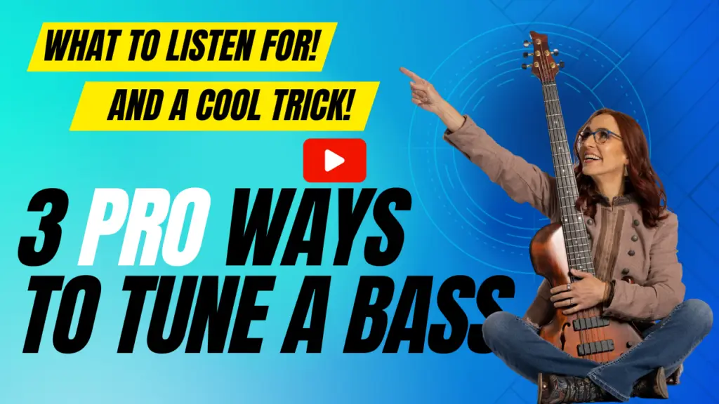Ariane Cap shares tips on how to tune a bass