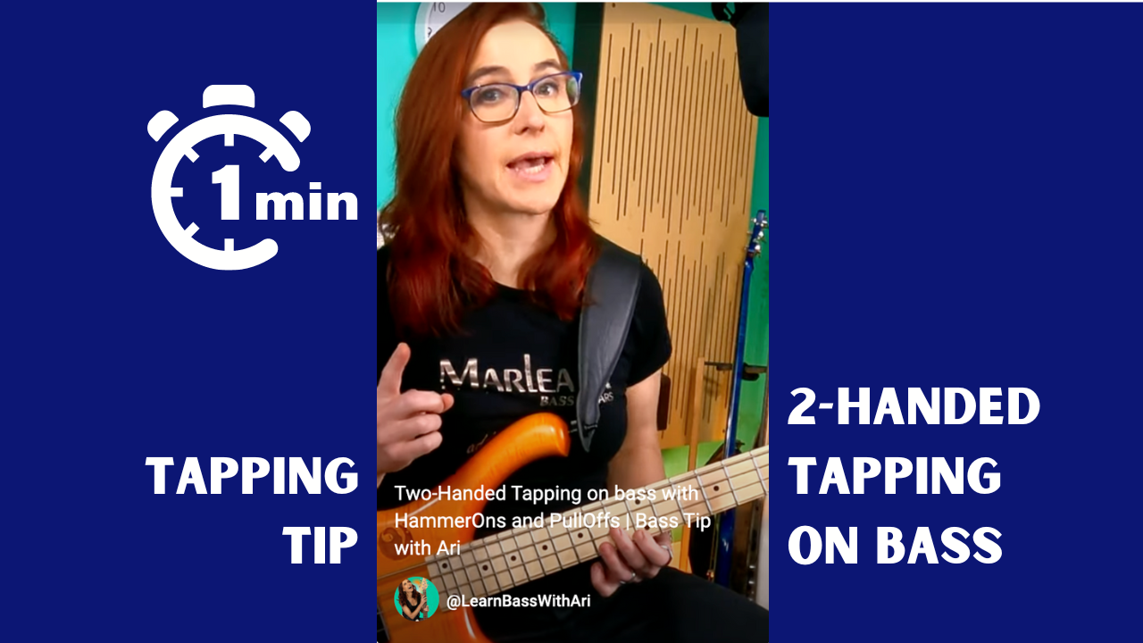 2-handed tapping technique drills