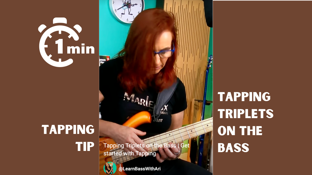 Tapping Triplets on the bass