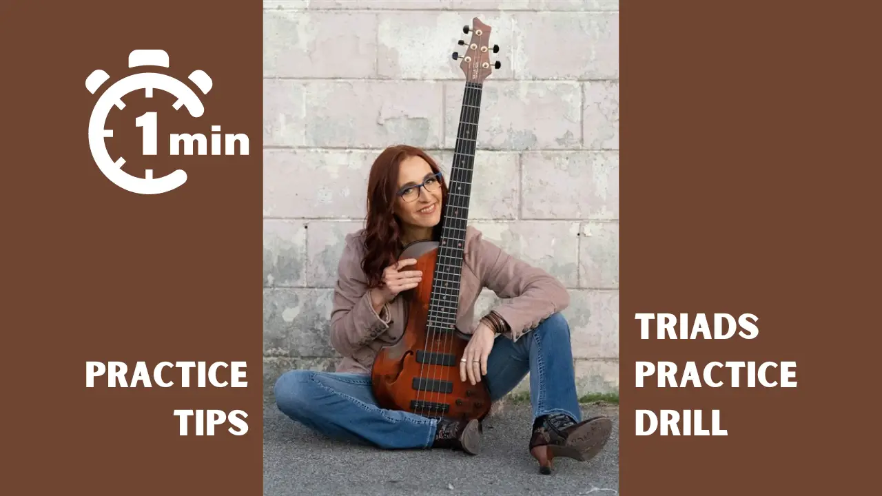 triad drills on bass