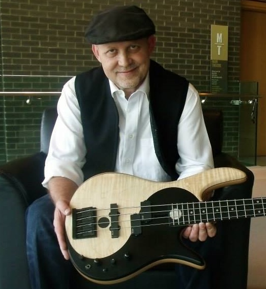 Alan with yin yang bass